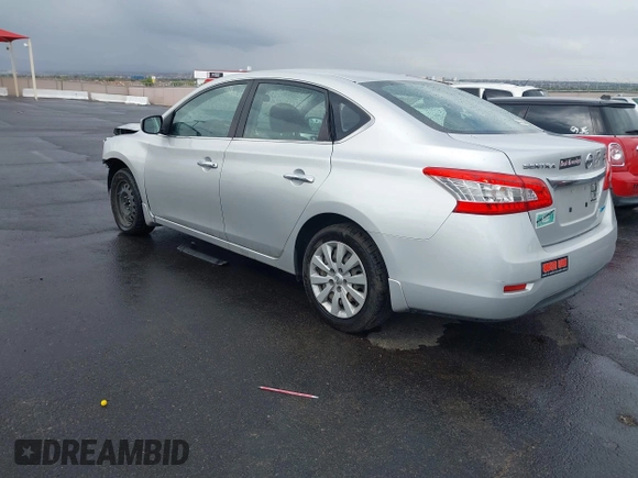 2014 Nissan Sentra S with VIN 3N1AB7AP5EL680770, listed as a IAAI auction lot 42196592 with 88,599 mi miles and . Bid and sale history available at DreamBid. Image 3.