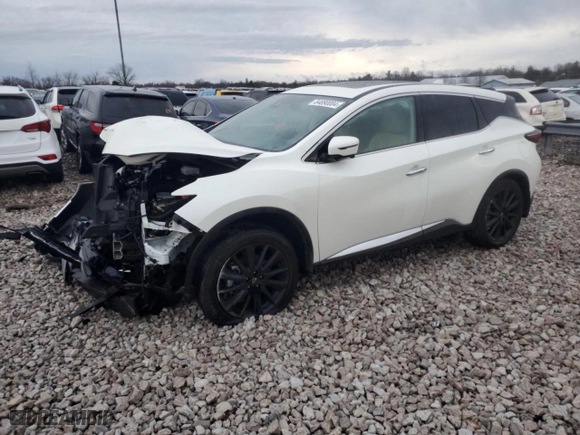 2024 Nissan Murano SL with VIN 5N1AZ2CJXRC108272, listed as a Copart auction lot 84890004 with 13,876 mi miles and Salvage Title. Bid and sale history available at carsss.com. Image 1.
