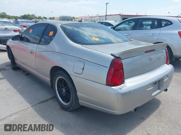 2006 Chevrolet Monte Carlo LT 3.9L с VIN 2G1WK151569381184, выставлен на аукционе IAAI как лот 42448700 с пробегом Не указан миль и . История ставок и продаж доступна на DreamBid. Изображение 3.
