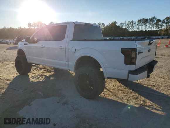 2015 Ford F-150 XLT with VIN 1FTEW1EP9FFC91698, listed as a Copart auction lot 87816535 with 127,459 mi miles and Salvage Title. Bid and sale history available at DreamBid. Image 2.