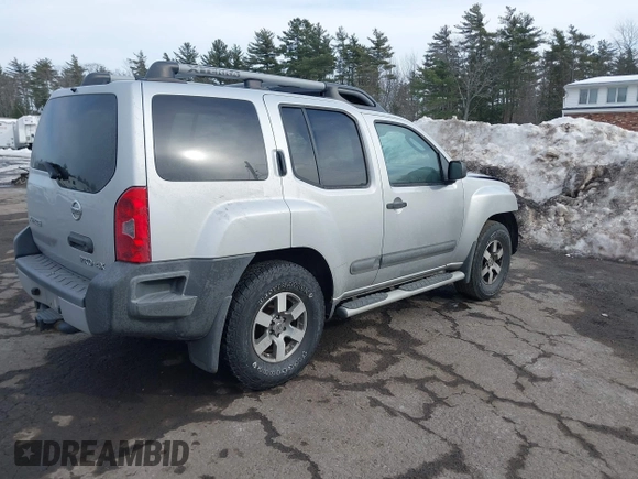 2012 Nissan Xterra S with VIN 5N1AN0NW6CC510015, listed as a IAAI auction lot 41614398 with 123,066 mi miles and . Bid and sale history available at DreamBid. Image 4.