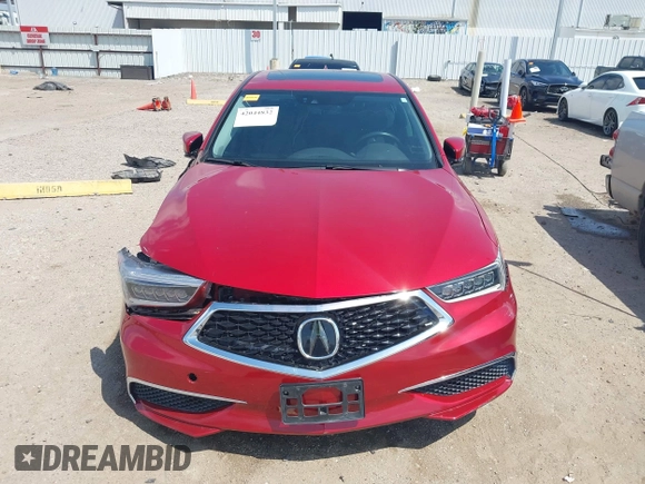 2020 Acura TLX w/Technology Pkg with VIN 19UUB1F55LA015601, listed as a IAAI auction lot 42044832 with 51,442 mi miles. Bid and sale history available at carsss.com. Image 13.
