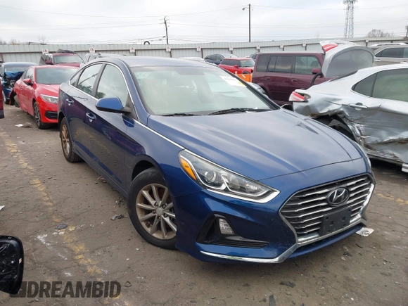 2019 Hyundai Sonata SE with VIN 5NPE24AF0KH737313, listed as a IAAI auction lot 41618811 with 104,822 mi miles and . Bid and sale history available at carsss.com. Image 1.
