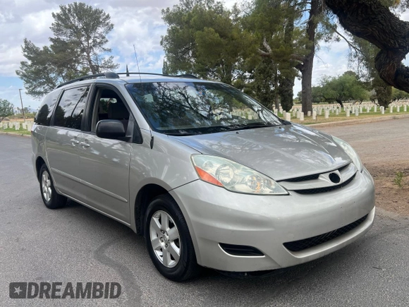 2006 Toyota Sienna CE with VIN 5TDZA23C76S494191, listed as a Copart auction lot 55898435 with 130,841 mi miles and Clean Title. Bid and sale history available at DreamBid. Image 1.