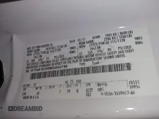 2011 Ford Econoline Cargo Commercial with VIN 1FTNS1EW0BDA60746, listed as a IAAI auction lot 41346661 with 117,363 mi miles. Bid and sale history available at carsss.com. Image 9.