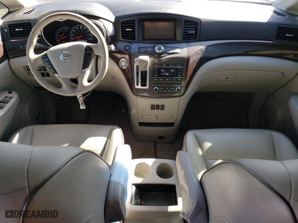 2015 Nissan Quest S with VIN JN8AE2KP9F9130136, listed as a Copart auction lot 46804344 with 139,752 mi miles and Salvage Title. Bid and sale history available at carsss.com. Image 8.