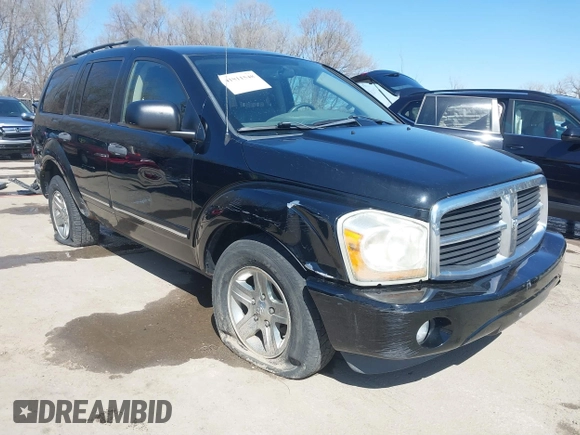 2005 Dodge Durango Limited with VIN 1D8HB58D05F589915, listed as a IAAI auction lot 41811548 with 272,347 mi miles and . Bid and sale history available at DreamBid. Image 1.