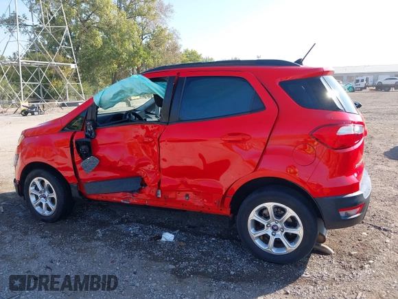 2018 Ford EcoSport SE with VIN MAJ6P1UL3JC209576, listed as a IAAI auction lot 40361996 with 53,984 mi miles. Bid and sale history available at carsss.com. Image 14.