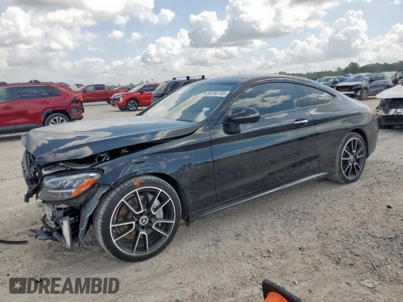 2020 Mercedes-Benz C 300 with VIN W1KWJ8DB2LG035075, listed as a Copart auction lot 59785705 with 27,792 mi miles and Salvage title. Bid and sale history available at DreamBid. Image 1.
