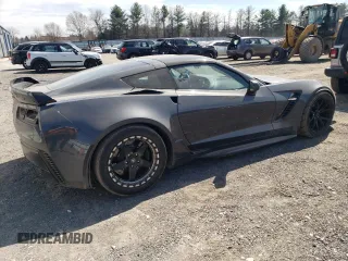 2017 Chevrolet Corvette Grand Sport 1LT with VIN 1G1YW2D79H5106328, listed as a Copart auction lot 49966725 with 26,413 mi miles and Salvage Title. Bid and sale history available at carsss.com. Image 3.