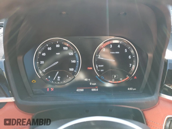 2018 BMW X2 sDrive28i with VIN WBXYJ3C36JEJ82575, listed as a Copart auction lot 45860244 with 42,260 mi miles and Salvage title. Bid and sale history available at DreamBid. Image 9.