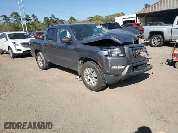 2022 Nissan Frontier SV with VIN 1N6ED1EJ1NN676305, listed as a Copart auction lot 50247215 with 56,252 mi miles and Salvage title. Bid and sale history available at DreamBid. Image 4.