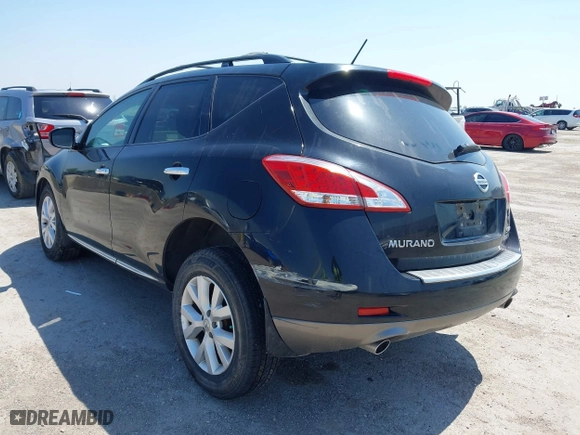 2011 Nissan Murano LE with VIN JN8AZ1MW7BW183965, listed as a IAAI auction lot 41976880 with 135,202 mi miles. Bid and sale history available at carsss.com. Image 3.