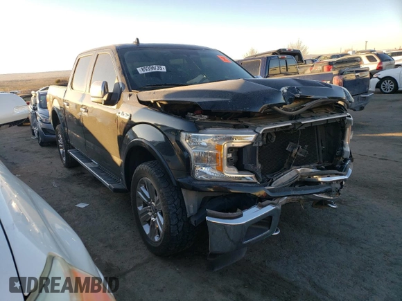 2018 Ford F-150 XL with VIN 1FTEW1EG9JKF57527, listed as a Copart auction lot 89396135 with 0 mi miles and Salvage Title. Bid and sale history available at carsss.com. Image 4.