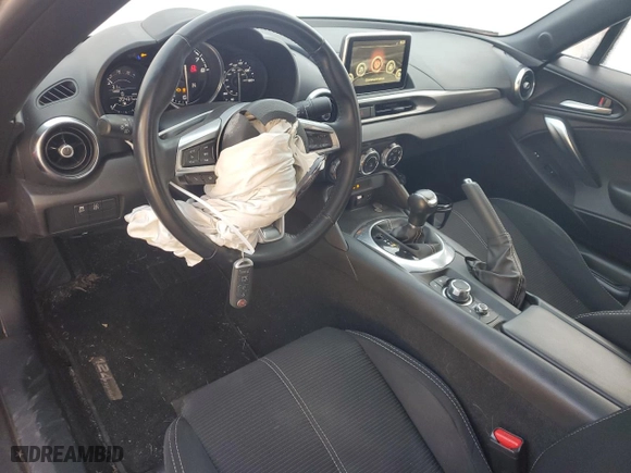 2017 FIAT 124 Spider Lusso with VIN JC1NFAEK7H0127793, listed as a Copart auction lot 70679124 with 20,431 mi miles and Salvage Title. Bid and sale history available at carsss.com. Image 8.