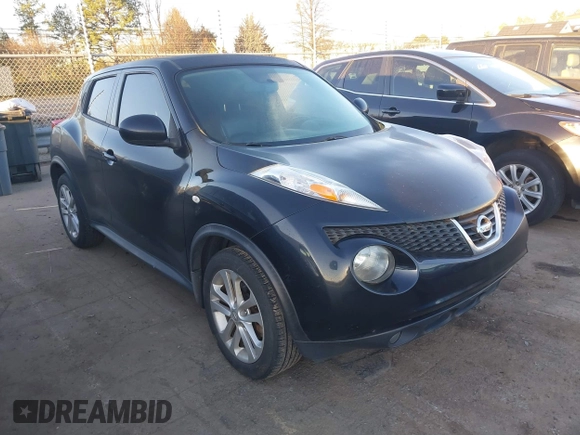 2011 Nissan Juke SL with VIN JN8AF5MR9BT010203, listed as a IAAI auction lot 41701075 with 152,600 mi miles. Bid and sale history available at carsss.com. Image 1.