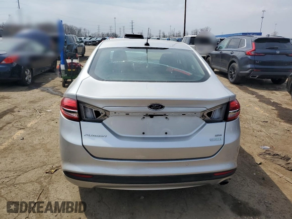 2017 Ford Fusion SE with VIN 3FA6P0HD4HR337320, listed as a Copart auction lot 53162215 with 200,427 mi miles and Clean Title. Bid and sale history available at DreamBid. Image 6.