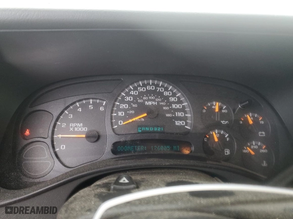 2004 Chevrolet Silverado 1500 Z71 with VIN 1GCEK19T94E397686, listed as a Copart auction lot 43389005 with 126,005 mi miles and Salvage Title. Bid and sale history available at carsss.com. Image 9.