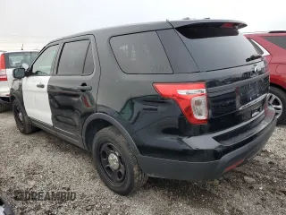 2015 Ford Utility Police Interceptor with VIN 1FM5K8AR5FGA41635, listed as a Copart auction lot 77618234 with 0 mi miles and Salvage Title. Bid and sale history available at carsss.com. Image 2.