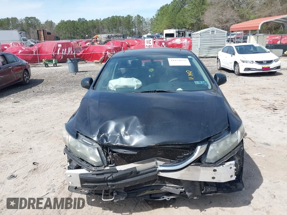 2013 Honda Civic EX with VIN 19XFB2F80DE253927, listed as a IAAI auction lot 41834659 with 177,558 mi miles and . Bid and sale history available at DreamBid. Image 12.