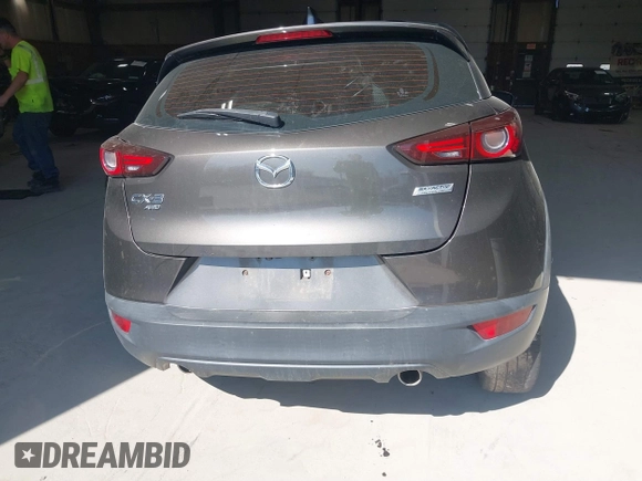 2019 Mazda CX-3 Grand Touring with VIN JM1DKFD71K0415739, listed as a IAAI auction lot 41750019 with 95,336 mi miles. Bid and sale history available at carsss.com. Image 16.