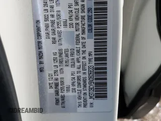 2022 Mazda CX-9 Touring with VIN JM3TCBCY5N0605633, listed as a Copart auction lot 46475725 with 43,615 mi miles and Salvage Title. Bid and sale history available at carsss.com. Image 13.