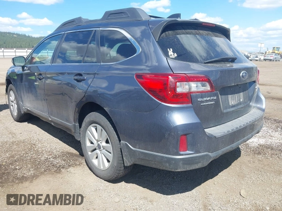 2016 Subaru Outback 2.5i Premium with VIN 4S4BSAFCXG3343249, listed as a IAAI auction lot 42202425 with 96,735 mi miles. Bid and sale history available at carsss.com. Image 3.