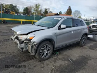 2019 Mitsubishi Outlander SE with VIN JA4AP4AU7KU019028, listed as a Copart auction lot 54448325 with 91,606 mi miles and Salvage title. Bid and sale history available at DreamBid. Image 1.
