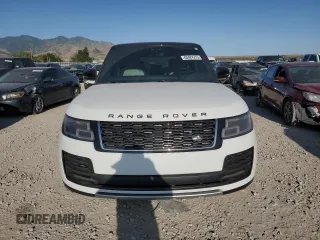 2020 Land Rover Range Rover SV Autobiography Dynamic with VIN SALGW2RE5LA575063, listed as a Copart auction lot 60424275 with 81,501 mi miles and Salvage title. Bid and sale history available at DreamBid. Image 5.