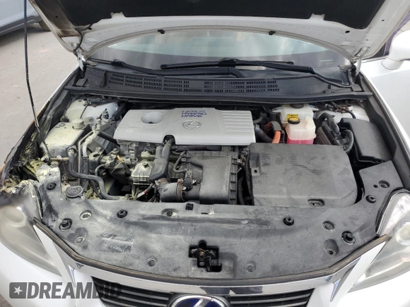 2012 Lexus CT 200h with VIN JTHKD5BH6C2099265, listed as a Copart auction lot 57091615 with 164,532 mi miles and Salvage title. Bid and sale history available at DreamBid. Image 11.