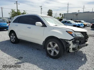 2012 Acura MDX Tech Pkg with VIN 2HNYD2H30CH519917, listed as a Copart auction lot 53428475 with 132,384 mi miles and Salvage Title. Bid and sale history available at carsss.com. Image 4.