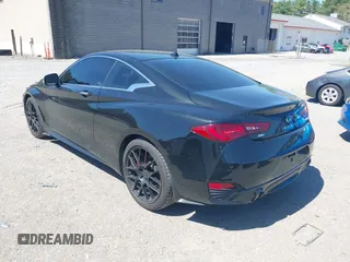 2022 Infiniti Q60 Red Sport 400 with VIN JN1FV7LL5NM680815, listed as a IAAI auction lot 42114128 with 15,584 mi miles and . Bid and sale history available at DreamBid. Image 3.