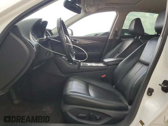 2017 Infiniti Q50 Premium with VIN JN1EV7AR5HM841445, listed as a Copart auction lot 62714425 with 134,161 mi miles and Salvage title. Bid and sale history available at DreamBid. Image 7.
