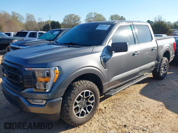 2021 Ford F-150 XL with VIN 1FTFW1E56MFC11922, listed as a IAAI auction lot 41807368 with 53,483 mi miles. Bid and sale history available at carsss.com. Image 2.