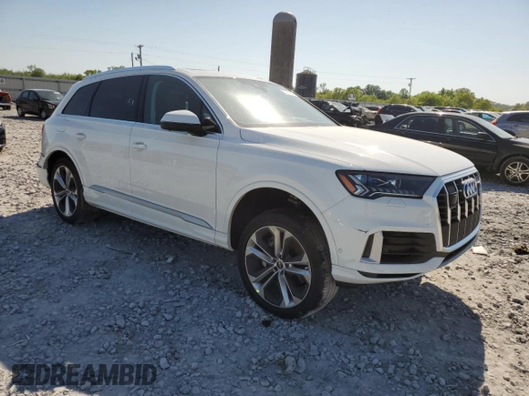 2023 Audi Q7 Prestige with VIN WA1VXBF7XPD011277, listed as a Copart auction lot 55964855 with 18,701 mi miles and Salvage title. Bid and sale history available at DreamBid. Image 4.