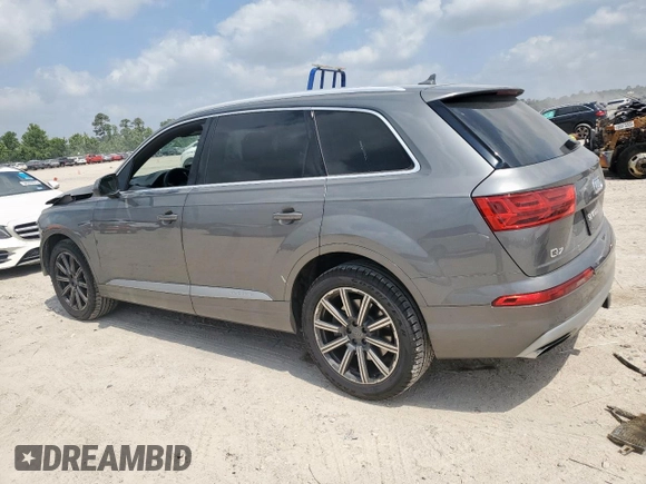 2018 Audi Q7 Premium Plus with VIN WA1LAAF72JD007959, listed as a Copart auction lot 57075265 with 83,380 mi miles and Salvage title. Bid and sale history available at DreamBid. Image 2.