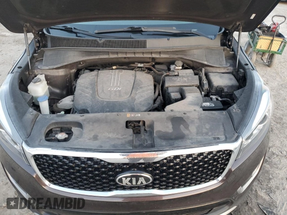 2017 Kia Sorento EX with VIN 5XYPHDA57HG307373, listed as a Copart auction lot 48811185 with 105,447 mi miles and Salvage Title. Bid and sale history available at DreamBid. Image 13.