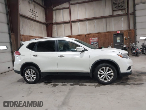 2016 Nissan Rogue SV with VIN KNMAT2MV2GP614966, listed as a IAAI auction lot 42167188 with 162,490 mi miles. Bid and sale history available at carsss.com. Image 14.