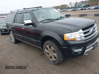 2015 Ford Expedition Max Platinum with VIN 1FMJK1MT9FEF40253, listed as a IAAI auction lot 41685478 with 124,986 mi miles and . Bid and sale history available at DreamBid. Image 1.