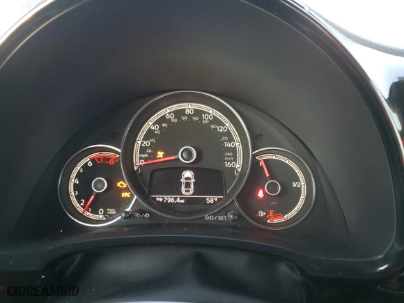 2019 Volkswagen Beetle S with VIN 3VWFD7AT3KM710863, listed as a Copart auction lot 79176004 with 0 mi miles and Salvage Title. Bid and sale history available at carsss.com. Image 9.