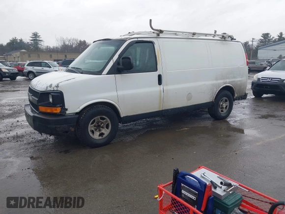 2005 Chevrolet Express Cargo with VIN 1GCFG15X651249132, listed as a IAAI auction lot 41736308 with 1,939 mi miles and . Bid and sale history available at DreamBid. Image 2.
