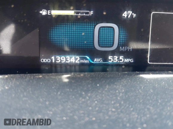 2020 Toyota Prius LE z VIN JTDKARFP8L3133106, wystawiony jako IAAI lot #41679364 z przebiegiem 139 342 mil mil oraz . Historia ofert i sprzedaży dostępna na DreamBid. Obrazek 7.