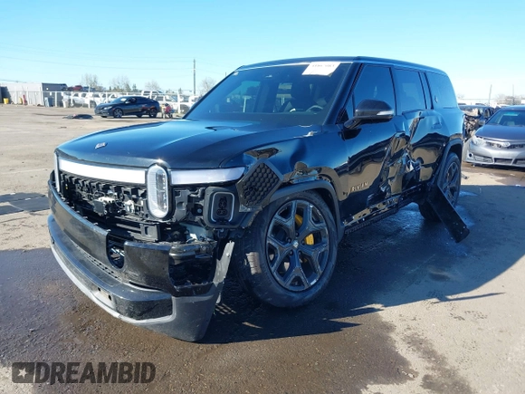 2024 Rivian R1S Adventure z VIN 7PDSGABA8RN039833, wystawiony jako IAAI lot #41867083 z przebiegiem Nie podano mil oraz . Historia ofert i sprzedaży dostępna na DreamBid. Obrazek 2.
