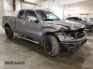2013 Ford F-150 XL with VIN 1FTEX1EM6DFD11213, listed as a Copart auction lot 61350245 with 197,696 mi miles and Salvage title. Bid and sale history available at DreamBid. Image 4.