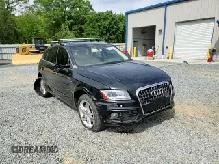 2016 Audi Q5 Premium Plus with VIN WA1D7AFP7GA051601, listed as a Copart auction lot 53721425 with 108,465 mi miles and Salvage title. Bid and sale history available at DreamBid. Image 12.