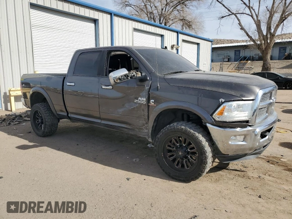 2017 Ram 2500 Laramie with VIN 3C6UR5FL2HG755056, listed as a Copart auction lot 85668644 with 198,343 mi miles and Salvage Title. Bid and sale history available at carsss.com. Image 4.