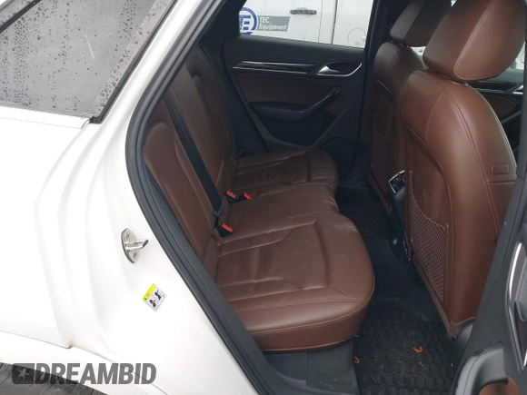 2016 Audi Q3 Premium Plus with VIN WA1BFCFS0GR009654, listed as a IAAI auction lot 42141372 with 138,992 mi miles. Bid and sale history available at carsss.com. Image 8.