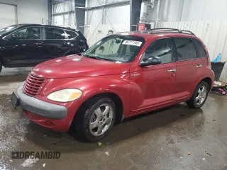 2001 Chrysler PT Cruiser with VIN 3C8FY4BBX1T312662, listed as a Copart auction lot 46717185 with 0 mi miles and Salvage Title. Bid and sale history available at carsss.com. Image 1.