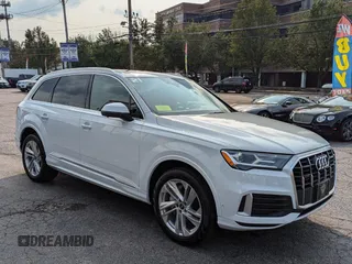 2021 Audi Q7 Premium Plus with VIN WA1LJAF7XMD041149, listed as a Copart auction lot 44650505 with 35,226 mi miles and Clean title. Bid and sale history available at DreamBid. Image 1.