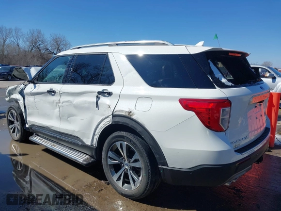2020 Ford Explorer Platinum with VIN 1FM5K8HC5LGC29133, listed as a IAAI auction lot 41838272 with 41,425 mi miles. Bid and sale history available at carsss.com. Image 15.